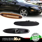 Smoked Lens Amber Front Bumper Fender Side Marker Signal Light For 03-08 Mazda 6. Fixed Price $29.99.