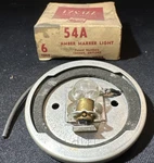 1950S Visall 6VOLT Amber Marker Light Mount-backplate, Gasket & Wire(no Lens)nos. Fixed Price $21.99.