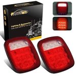 Partsam 2X Universal 16 Led Stop Tail Turn Signal Backup Standard, Red Lens. Fixed Price $40.00.