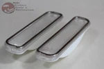73-80 Chevy Gmc Truck Clear Front Side Marker Lamp Light Lens Set Stainless Trim. Fixed Price $26.76.