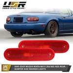 Rear Left + Right Red Bumper Side Marker Light For 90-97 Mazda Miata MX-5 MX5. Fixed Price $22.95.