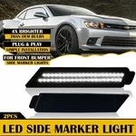 Led Side Front For Marker Lights Chevrolet 10-15 Camaro Smoked White Strip Lamps. Fixed Price $8.54.