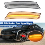 Clear Lens Amber Led Front Bumper Side Marker Lights For 2020-2024 Cadillac CT5. Fixed Price $26.59.