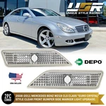 Clear Bumper Side Marker Lights Pair For 2006-2011 Mercedes Benz W219 Cls Class. Fixed Price $19.95.