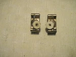 Very Nice Pair Used Genuine Porsche 944 Side Marker Mount Brackets W Knurled Nut. Fixed Price $20.00.
