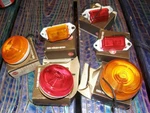 Pm Peterson V107WR, Red Halogen Marker Light New + 102A, 104A12. Fixed Price $19.90.