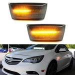 Smoked Sequential Full Led Amber Side Marker Lights For 13-19 Buick/opel Cascada. Fixed Price $21.09.