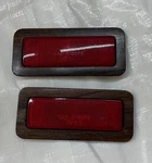 1969 Mopar Wagon Rear Side Marker Lens & Housing Wood Grain Trim Molding B. Fixed Price $143.58.
