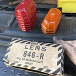 11 Pcs (4 Amber 7 Red) Nos Dietz Lens 646 Trailer Light Oem. Fixed Price $40.00.