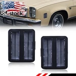 Clear Front Side Marker Lights W/ Bezels For 1973-1977 Sprint Camino Malibu. Fixed Price $39.99.