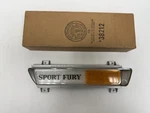 1970 Plymouth Sport Fury Front Left Side Marker Lamp Light Lens 3420843 Nos. Fixed Price $163.00.
