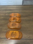 Reflect-o-lite 400 Yellow Lens SAE-P2-71 Camper Trailer Marker Lights. Nos. Fixed Price $10.00.