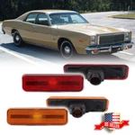 4X Amber Front + Red Lens Rear Side Marker Light For 72-74 & 84-87 Dodge Charger. Fixed Price $34.99.