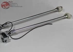 Ivory Top Lighted Fender Guides Custom Truck Hot Rad Rod Clamp On Art Deco Style. Fixed Price $116.99.