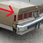 Caprice : 1980-1985, Left Rear Quarter Panel Extension, W/side Marker Light, #2. Fixed Price $89.00.