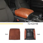 Brown Pu Leather Center Console Armrest Cover Storage Box Pad Ford F150 21+. Fixed Price $37.99.