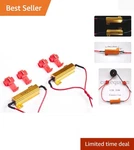50W 6OHM Led Load Resistors For Turn Signal Lights License Plate L.... Fixed Price $16.99.