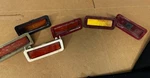 1969 Road Runner Gtx Charger Barracuda Side Marker Reflector Assemblies Oem. Fixed Price $225.00.
