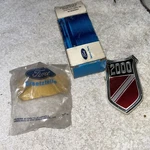 1973 1974 Ford Mercury Capri Nos '2000' Front Fender Emblem Name Plate 2.0 Liter. Fixed Price $89.00.