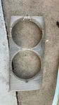 1973-1980 Mercedes W116 450 Headlight Passenger Right Side Lens. Fixed Price $80.00.