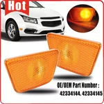 For Chevy Cruze 2011-15 Front Bumper Side Marker Light Amber Lens W/bulbs Lh Rh. Fixed Price $10.99.