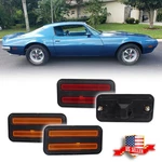 4X Amber Lens Front & Red Rear Side Marker Lights For 1970-1981 Pontiac Firebird. Fixed Price $64.99.