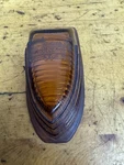 Vintage Arrow 39 Dark Amber Glass Lens Clearance Marker. Fixed Price $18.00.