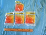 Lot Of 4 Peterson Lexan Pn 100-15A Amber Clearance Lens 2-1/2" 6220000033355-NEW. Fixed Price $19.99.