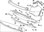 Genuine Honda Reflector Panel 33555-3W0-A01. Fixed Price $28.75.
