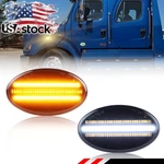 Smoke Led Front Fender Hood Side Marker Signal Light For Freightliner M2 106 112. Fixed Price $54.99.