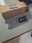 Nos Original Emblem Part #3929994 1968-69 Chevy Impala "307" Lh Fender. Fixed Price $35.00.