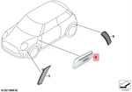 Genuine Mini Cooper F55 F56 F57 Additional Turn Indicator Lamp Left 63179879003. Fixed Price $59.31.