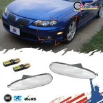 Gtinthebox Clear Front Fender Amber Led Side Marker Lights For 04-06 Pontiac Gto. Fixed Price $19.99.