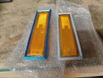 81-87 Chevy Gmc Truck Front Side Marker Lights Amber Lens Pair New C10 Blazer. Fixed Price $25.95.