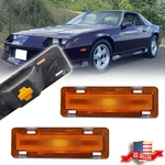 2X Amber Lens Front Side Marker Lights For Chevy Camaro & Pontiac Firebird 82-92. Fixed Price $14.99.