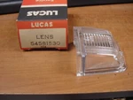 1 Nos Lucas Clear Front Lens Park Turn Aston Martin Dbs 73-75 Half Of Assy. Fixed Price $14.00.
