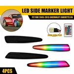 4X Smoke Rgb Led Side Marker Light Front Rear Lh Rh For Chevy Corvette C6 05-13. Fixed Price $66.49.
