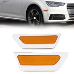 Front Bumper Reflector Side Marker Light Yellow For Audi A4 B9 2017-19 8W0945071. Fixed Price $13.92.