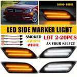 Smoked Side Marker Parking Light For Mercedes Benz C250 C300 C350 C63 2012-2014. Fixed Price $149.81.
