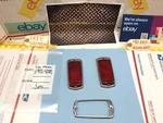 Datsun 240Z 260Z 280Z Side Marker Light Reflector Red Lense Trim (5PCS) Oem. Fixed Price $75.00.