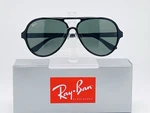 Ray-ban Cats 5000 RB4125 59MM Aviator Unisex Sunglasses Black Frame Green Lens. Fixed Price $64.80.
