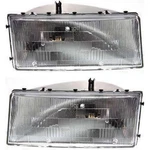 Headlights Headlamps Left & Right Pair Set For Chrysler Lebaron Spirit Acclaim. Fixed Price $87.27.