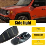 For 15-23 Jeep Renegade Smoked Amber Led Rear Side Marker Lamps Reflector Lights. Fixed Price $22.79.