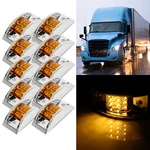 10PCS 12 Led Amber Side Marker Turn Light Pickup Truck Lorry Peterbilt Trailer. Fixed Price $50.59.