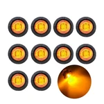 Tmh 3/4 Inch Mount 10 Pcs Amber Led Clearance Bullet Side Marker Lights For. Fixed Price $17.99.