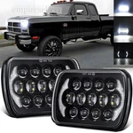 Pair 5X7" 7X6 Inch Led Headlights For Dodge Ramcharger 1981-1993 W100 W150 W250. Fixed Price $52.99.