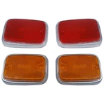 4 Piece Side Marker Lens / Reflectors Black Base Vw Type 2 Bus 1970-1979. Fixed Price $45.69.