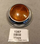 Waps Original Used Side Lamp Orange Lens Chrome Rim Same Style Lucas L489 572776. Fixed Price $17.82.