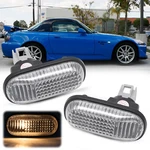 2X Front Wing Turn Signal Lamp Side Marker Light For Honda Civic S2000 Cr S2K. Fixed Price $19.79.