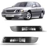 For 2000-2005 Chevy Impala Ls Fog Lights Assembly Driving Front Lamp Black Clear. Fixed Price $37.99.